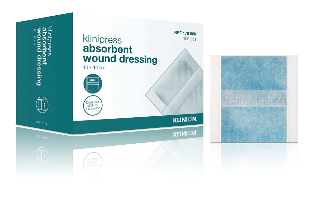 Klinion absorberend verband onsteriel 10x20 per 50st.