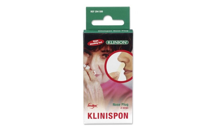 Klinispon neustampon absorberend neusverband per 2st. - afbeelding 10396