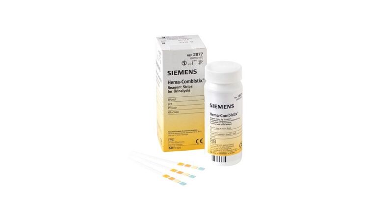 Siemens Hema-Combistix urinetest per 50st - afbeelding 0