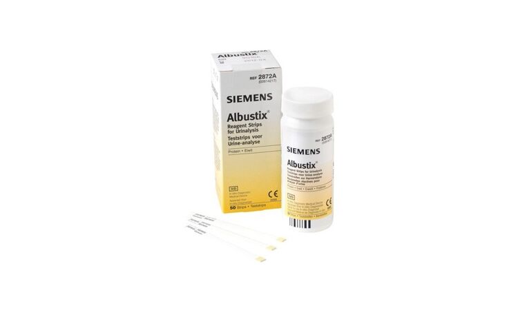 Siemens Albustix urinestrips per 50st. - afbeelding 0