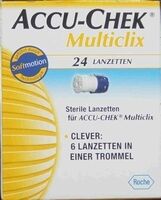 Multiclix lancetten van accu-chek per 24st.