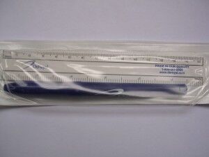 DeRoyal huidmarkeerstift met liniaal steriel per stuk verpakt fijne punt