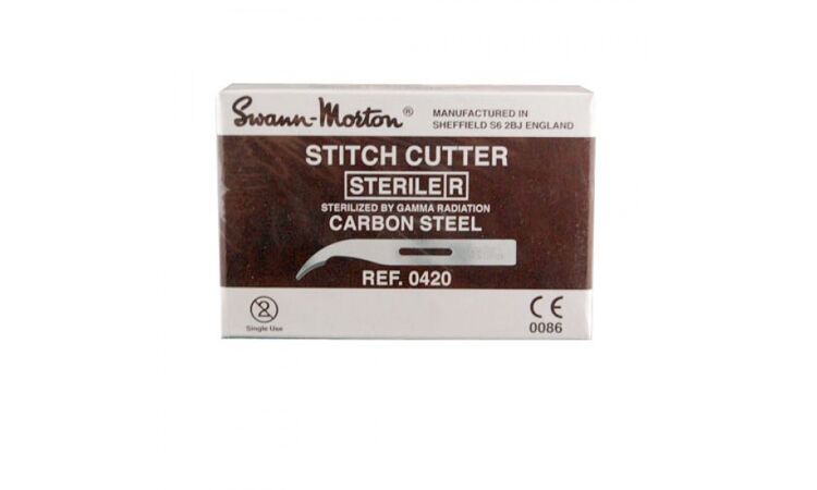 Onthechtingsmesje Stitch Cutter Swann Morton per 100st. - afbeelding 0