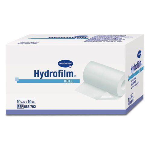 Hydrofilm transparant folieverband op rol 10m x 5cm 