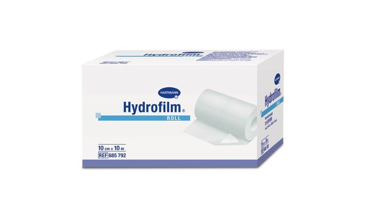 Hydrofilm transparant folieverband op rol 10m x 5cm  - afbeelding 0