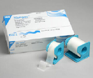 3M Micropore hechtpleister 1,25cmx9,15m 24st. zonder rolhouder