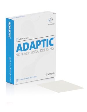 Adaptic zalfkompres 7,6x7,6cm per 10st.