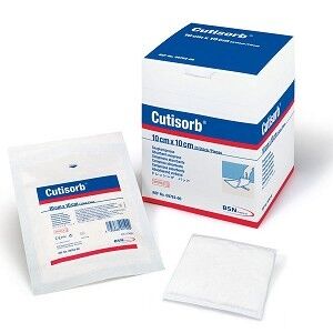 Leukoplast absorberend verband 10x10cm 25st.