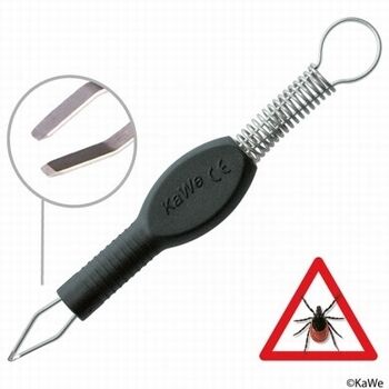 Kunststof tekenpincet per stuk