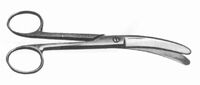 Navelstrengschaar Busch zijwaarts gebogen 16cm