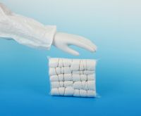 Disposable mouwovertrekken wit - blauw per 100st.