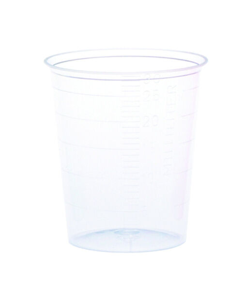 Wirocup medicijnbeker transparant 30ML 60x80ST 4800ST