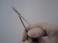 Mosquito-Halstead arterieklem gebogen 12cm anatomisch - afbeelding 0