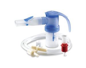 Pariboy jaarset mondstuk met filter, aansluitslang, vernevelstuk blauw en rood - afbeelding 0