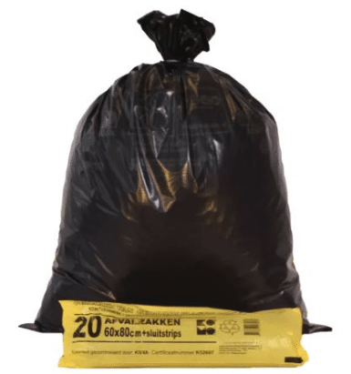 Komo Afvalzak 60x80 60L 25 keer een rol van 20ST