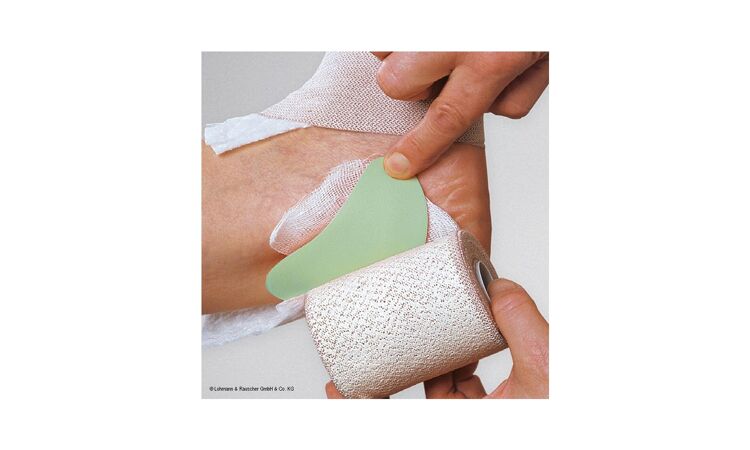 Komprex Foam Rubber Bandage wit 0-5cmx2mx8cm per st