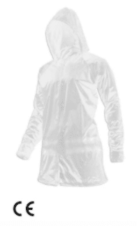 PE Regenponcho met lange mouwen 