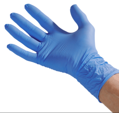 Handschoenen blauw ultra lang