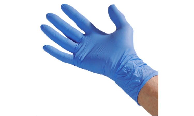 Handschoenen blauw ultra lang
