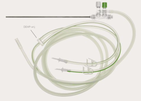 Molnlycke laparoscopisch zuig- en irrigatiesysteem met dubbele spike 5mmx45cm per 20st.