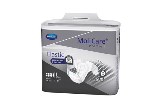Molicare premium elastic slip Large 115-145 cm 10 druppels 14st.