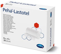Peha-Lastotel fixatiewindsel ongecellofaneerd 4 m x 4 cm 20st. 