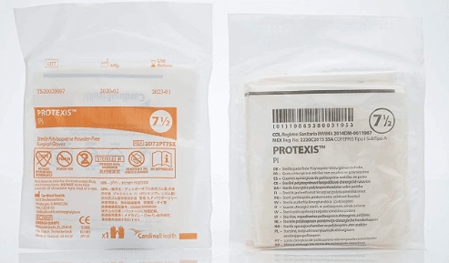 Latexvriije steriele handschoenen