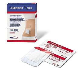 Leukomed T-plus transparante eilandpleister 10x35cm per 50st.