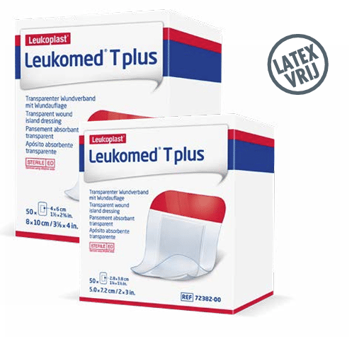 Leukomed T Plus transparant wondverband eilandpleister 8x15cm per 50st.