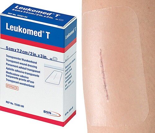 Leukomed T transparant 8x10cm per 50st.