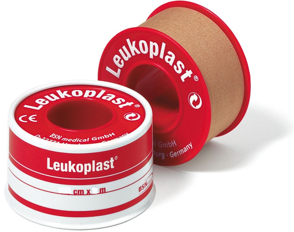Leukoplast hechtpleister op rol 1,25cm x 5m per 24 rollen 