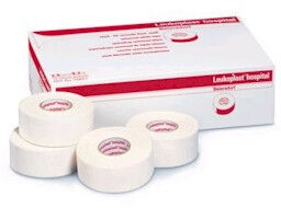 Leukoplast hospital fixatiepleister wit 9.2m x 2.5cm per 12 rollen per doos