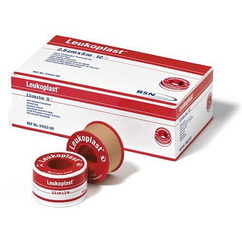 Leukoplast hechtpleister op rol 1,25cm x 9,2m per rol