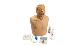 Oefenpop voor neusmaagsondes en tracheazorg simulator Lifeform