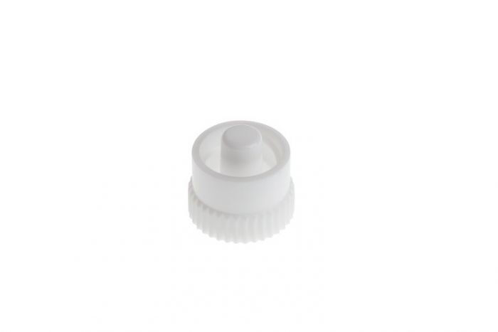 Male/female Luer lock cap wit per 1000 stuks