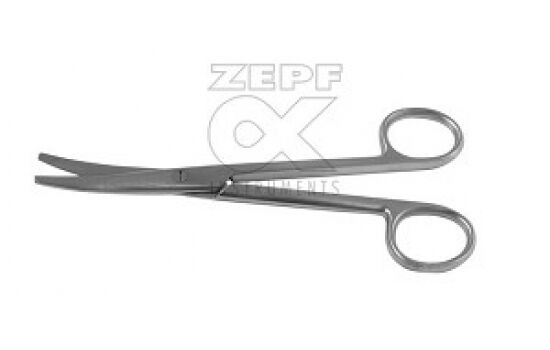 Zepf chirurgische Mayo-Stille schaar gebogen spits spits 17cm