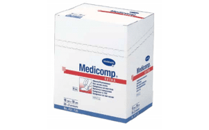 Medicomp Extra 6 lagen 5x5cm per 1 zak van 100 niet steriel
