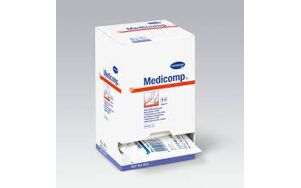 Medicomp NW steriele gaasjes 4 laags Doos 25x2 stuks