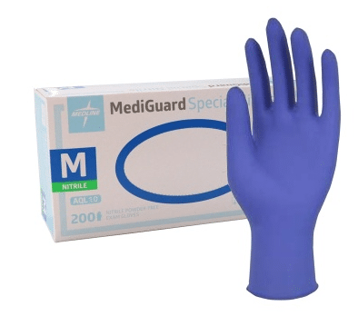 Mediguard Special Nitrile handschoenen paars per 200ST
