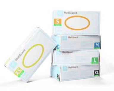 Mediguard Special Nitrile handschoenen paars per 200ST - afbeelding 3