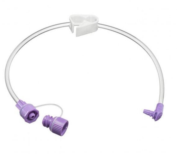 MediLime ENFit verlengslang 30cm haakse aansluiting