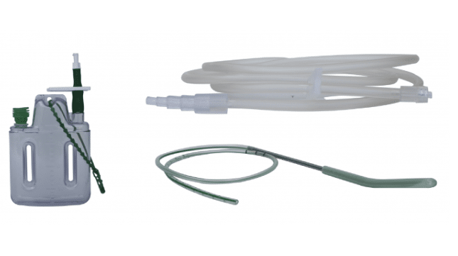 Medinorm Redonpot HVS 400ml met slang en PUR drain met naald ch. 10  per 30st. - afbeelding 0