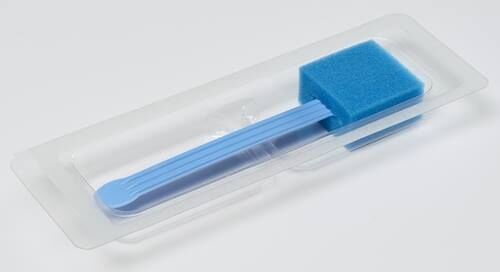 Mediset schuimdepper met handvat 15,5cm per 81st