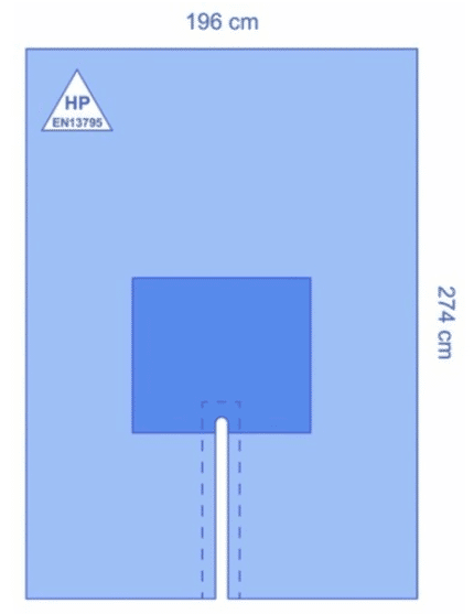 Medline eenvoudig drapeerbaar splitlaken