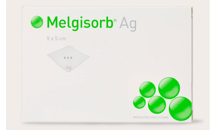 Melgisorb AG alginaat verband met zilver