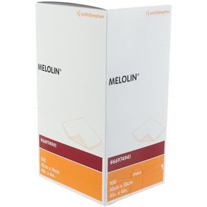 Melolin NW niet klevende steriele gaasjes 