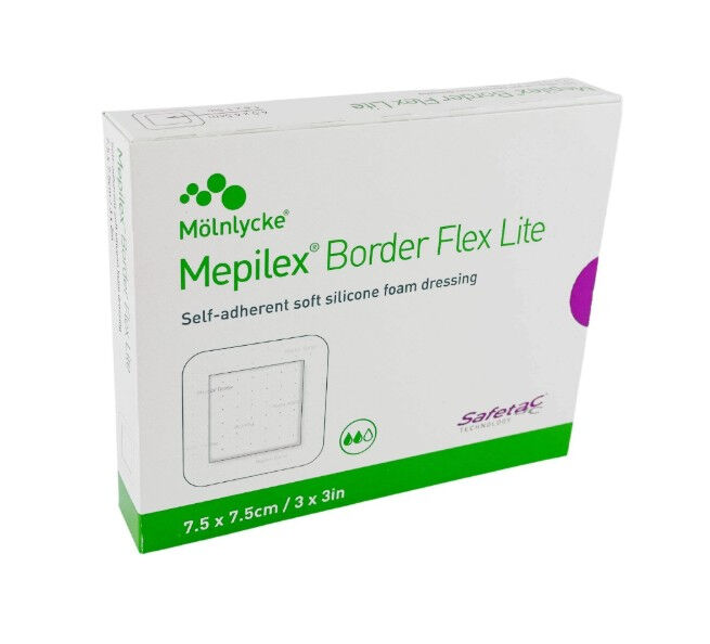 Mepilex Border Flex Lite 7.5x7.5 cm - 5 stuks