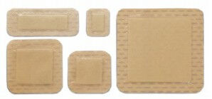 Mepilex Border Flex Lite siliconenverband-schuimkussen -kleefrand 4x5cm per 10st