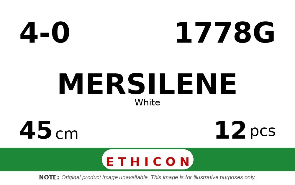 Mersilene 1778G hechtdraad - S-4 4-0 - 45cm - | per 12 st. |