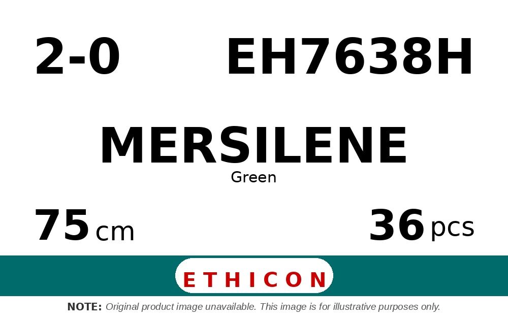 Mersilene EH7638H hechtdraad - FSL 2-0 - 75cm - | per 36 st. |